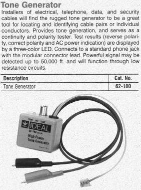 ideal tone generator